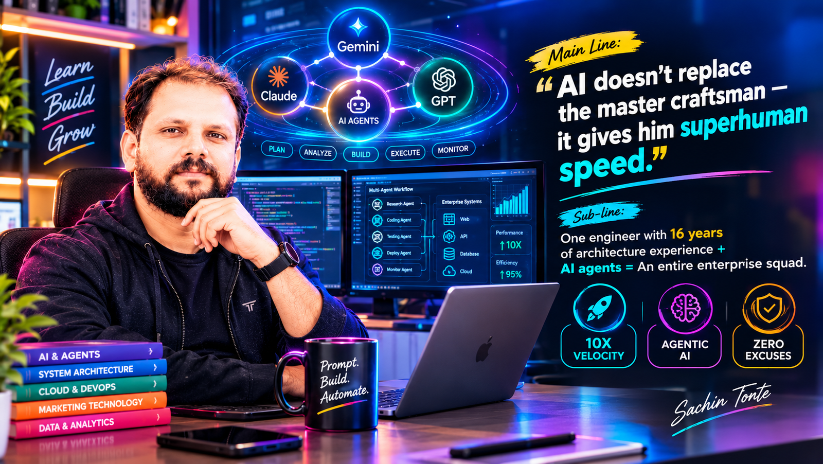 Sachin Tonte — AI doesn't replace the master craftsman, it gives him superhuman speed